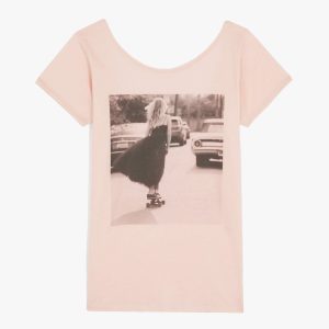 Satin ribbon crop top